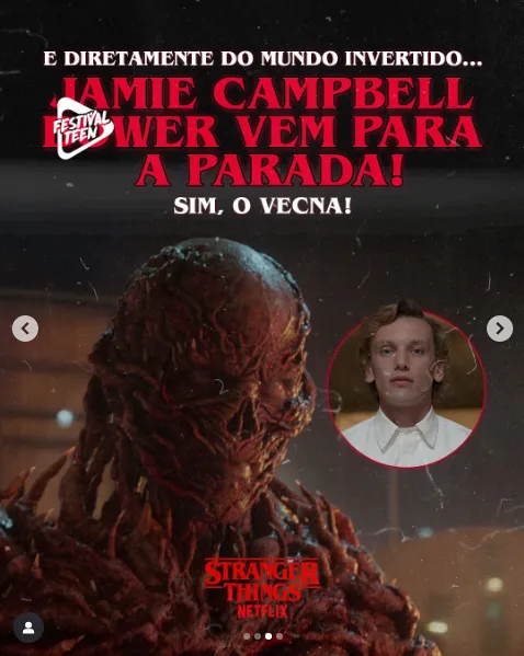 Stranger Things: Netflix promove evento gratuito com Jamie Campbell Bower e "passeio" pelas temporadas da série; saiba como participar! 